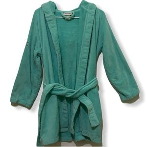 Lacoste Cotton terry cloth hooded robe one size